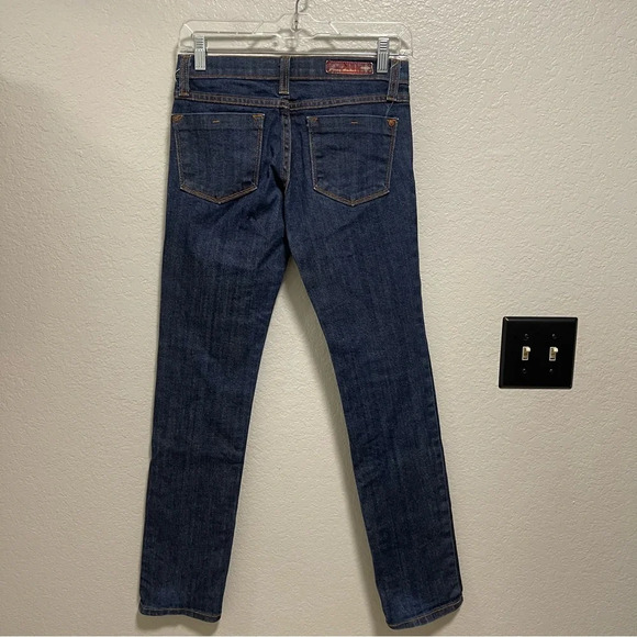 Buckle Flying Monkey Women’s Low Rise Dark Wash Straight Denim Size 1 - Picture 4 of 6